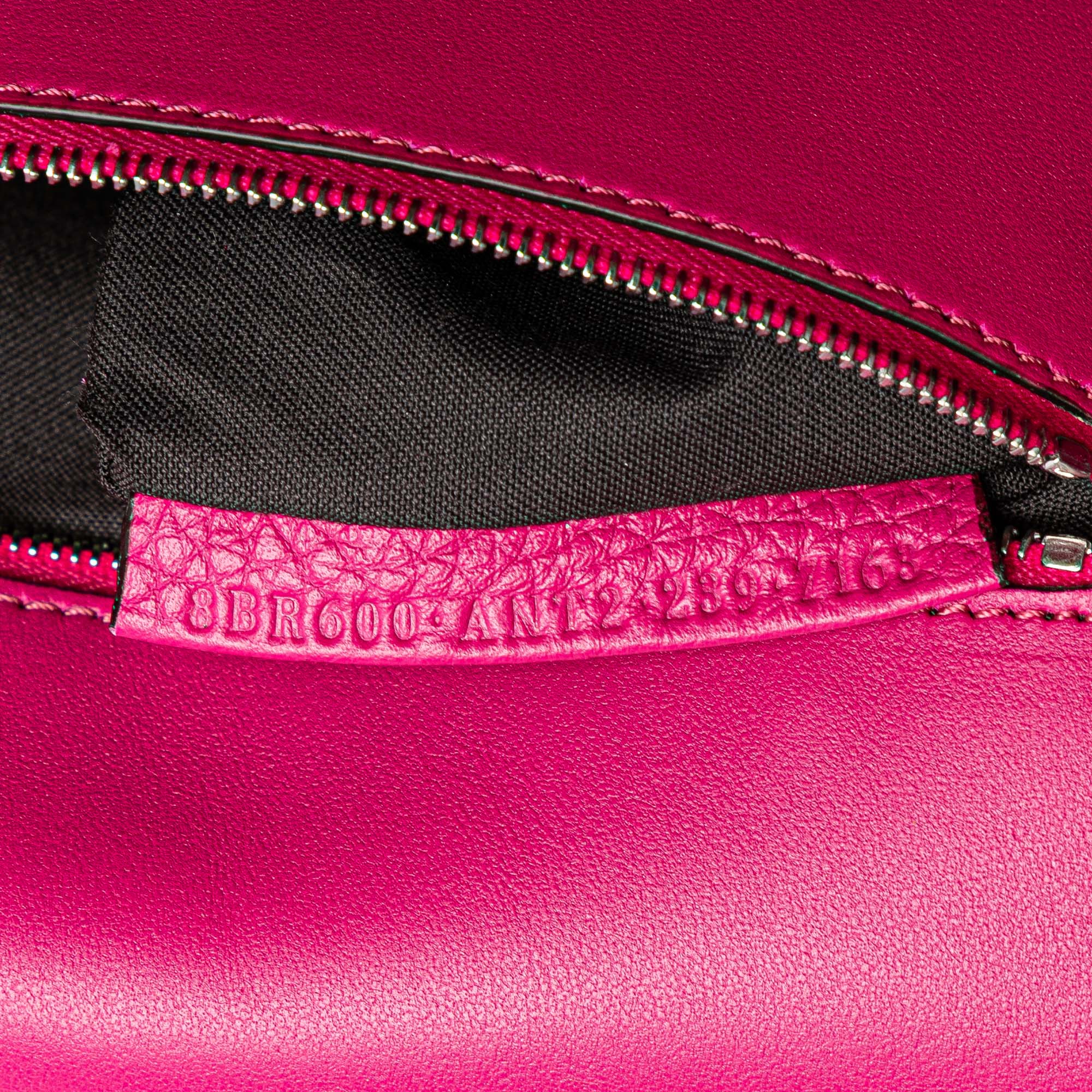 Leather Selleria Baguette Satchel