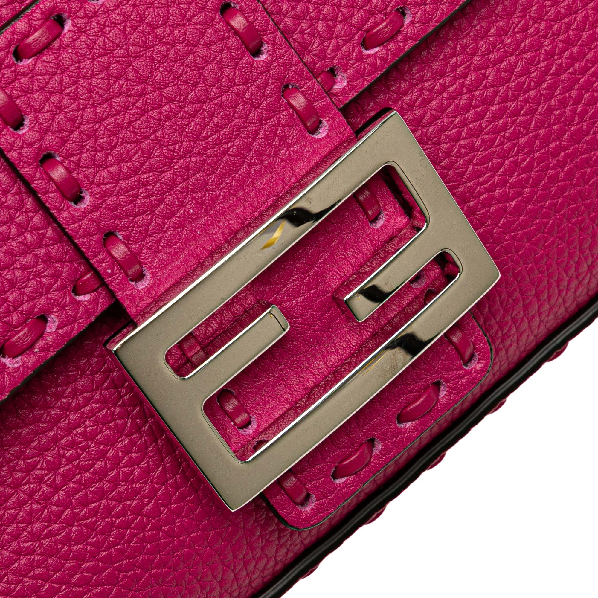 Leather Selleria Baguette Satchel