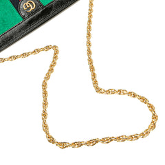 Small Suede Ophidia Chain Crossbody