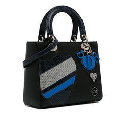 Medium Calfskin Patch Embellished Lady Dior