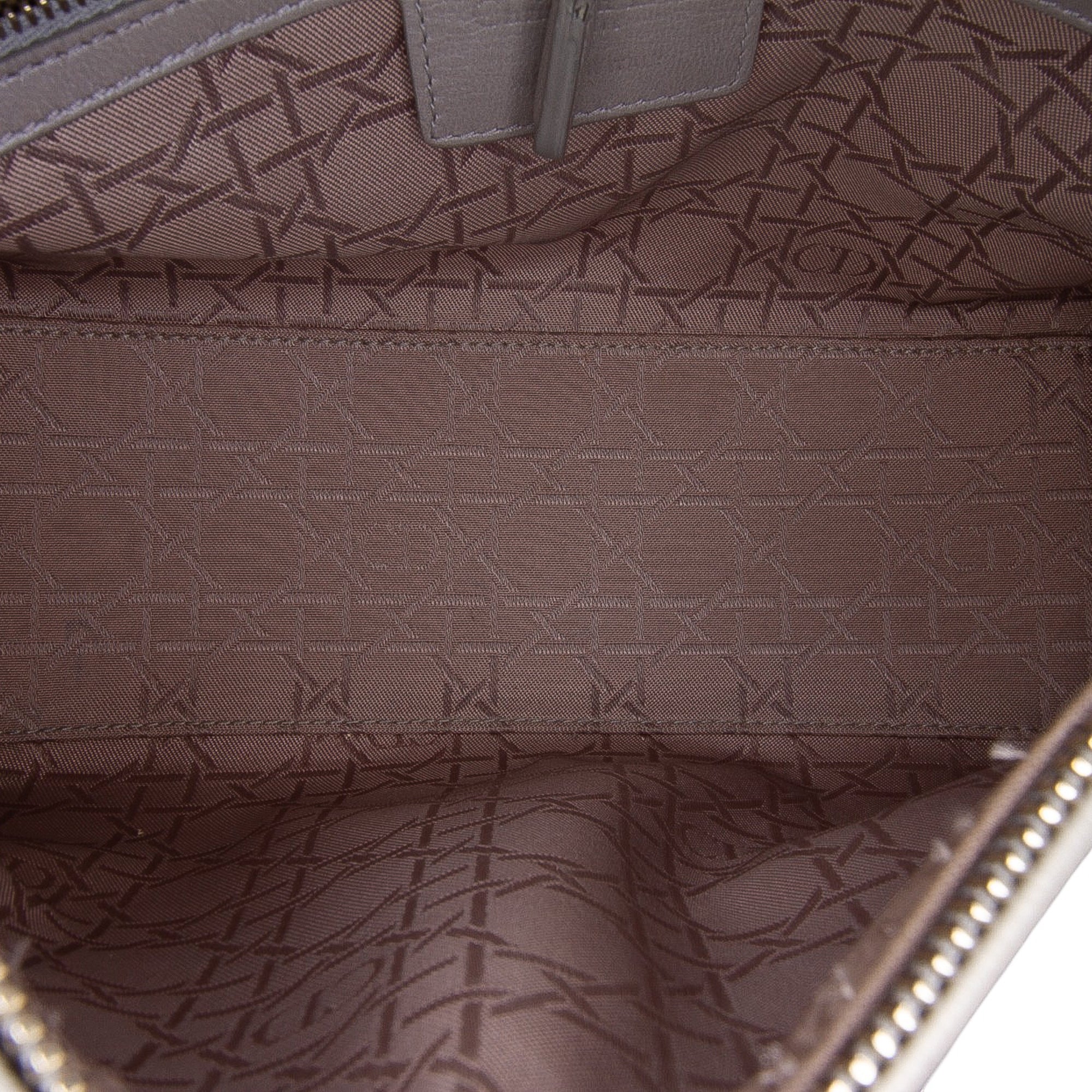 Medium Pearlescent Lambskin Cannage Lady Dior