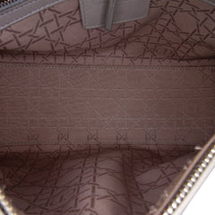 Medium Pearlescent Lambskin Cannage Lady Dior