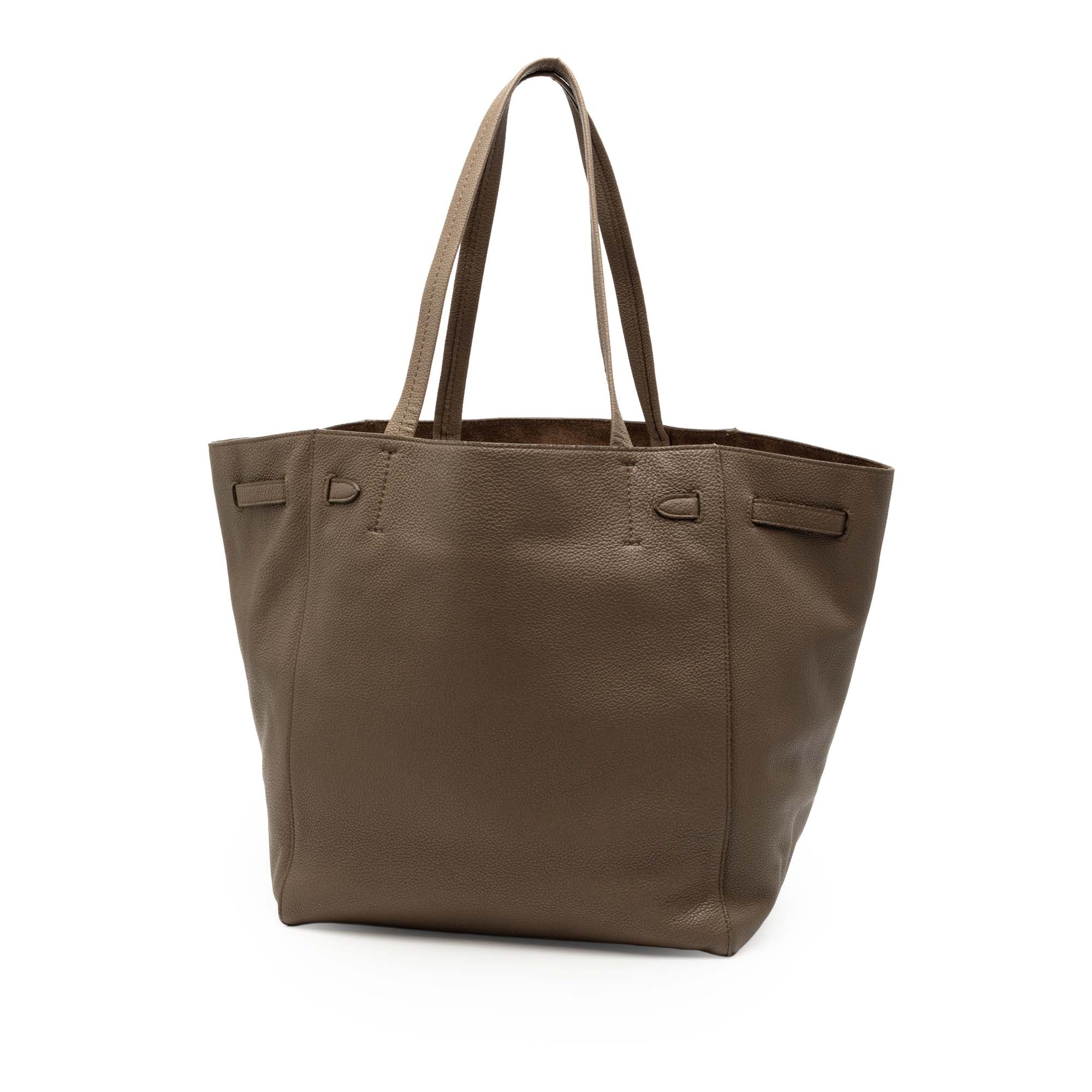 Small Leather Phantom Cabas Tote