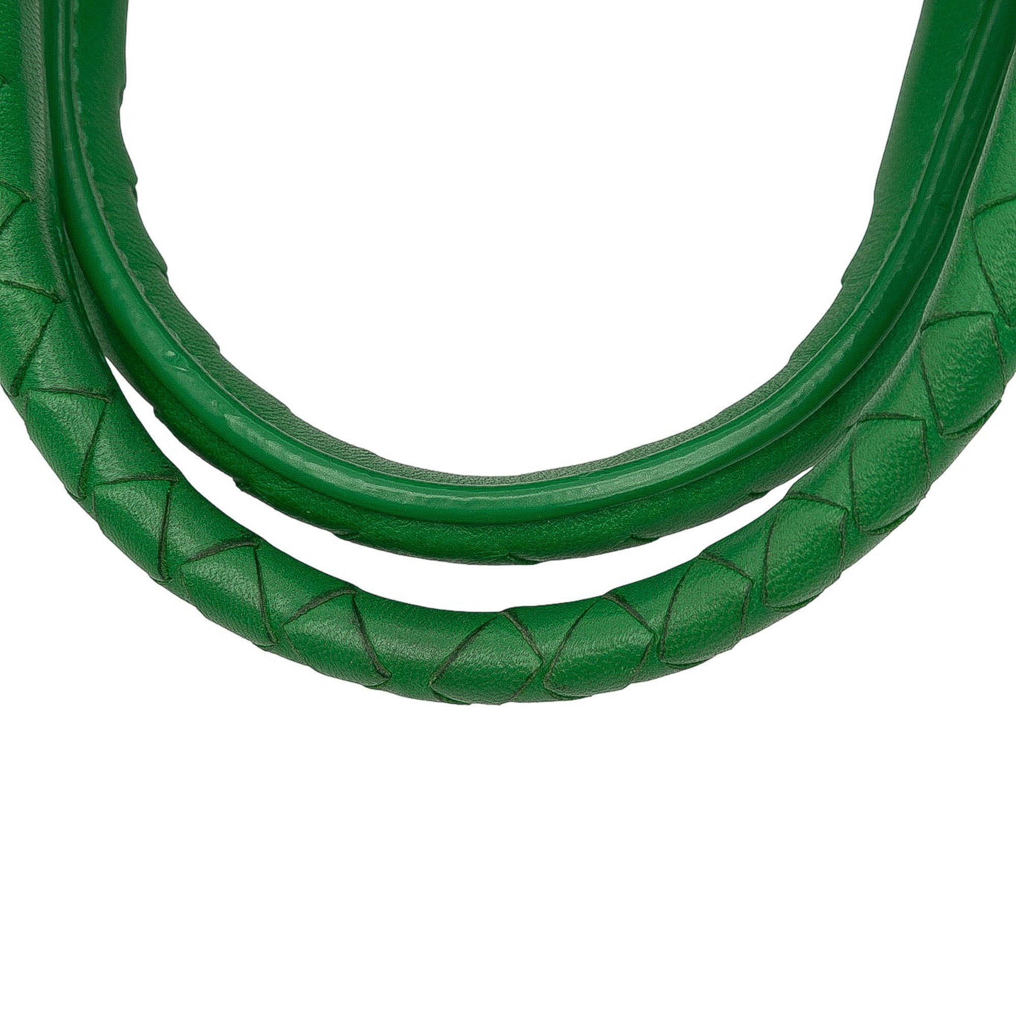 Small Nappa Intrecciato Roma Satchel