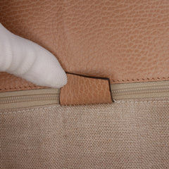 Medium Dollar Calfskin Interlocking G Crossbody