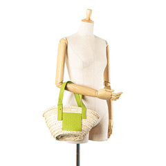 Small Raffia Basket Tote