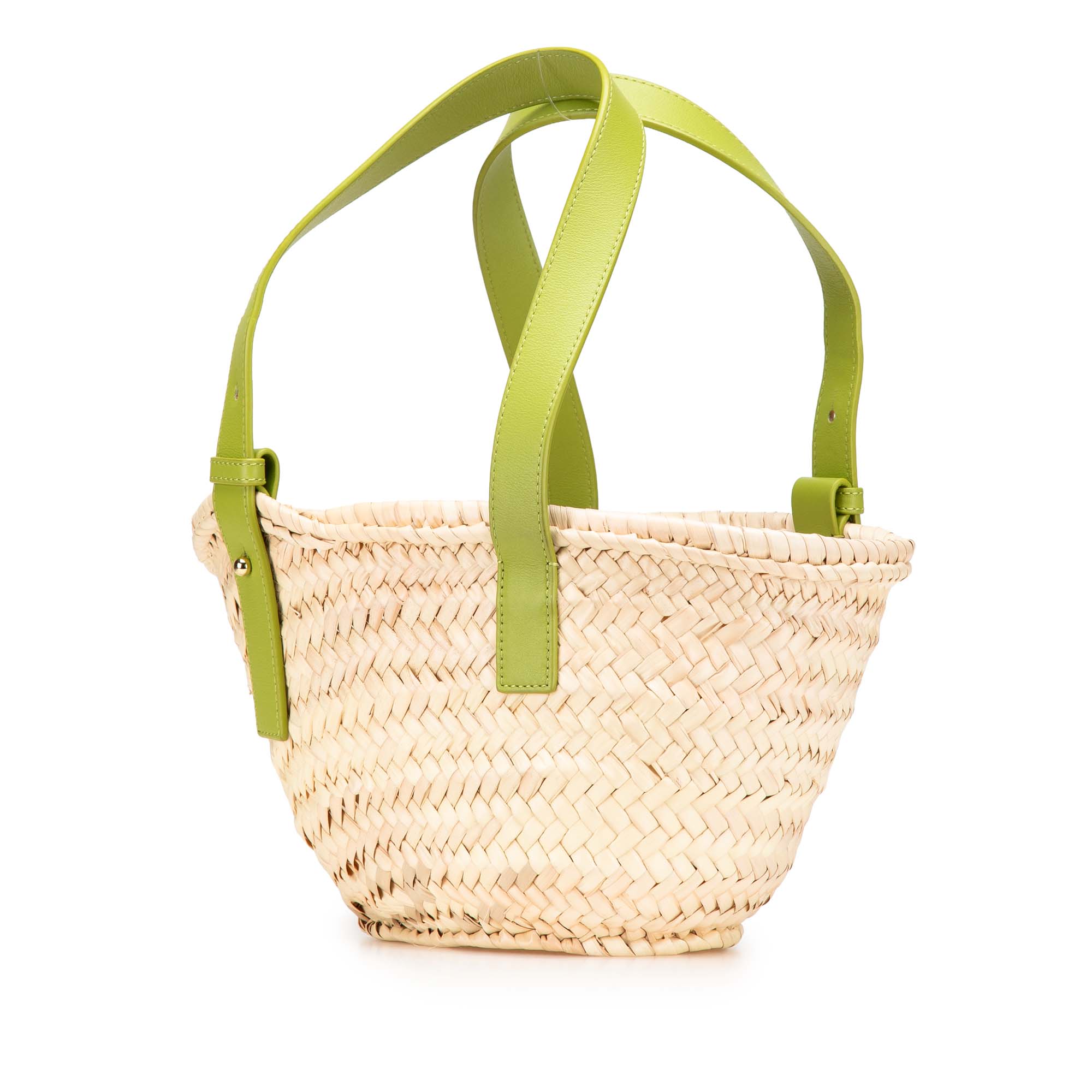 Small Raffia Basket Tote
