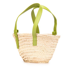 Small Raffia Basket Tote