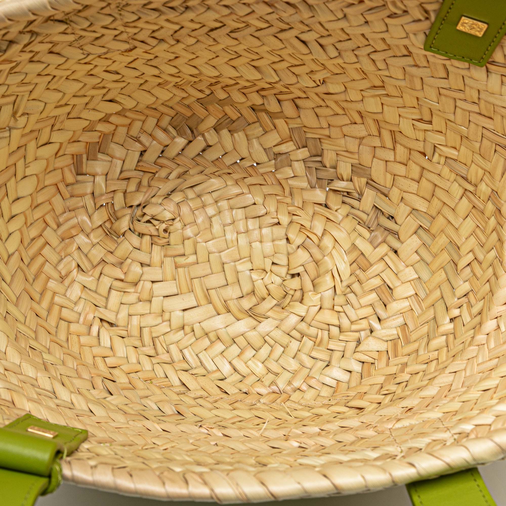 Small Raffia Basket Tote