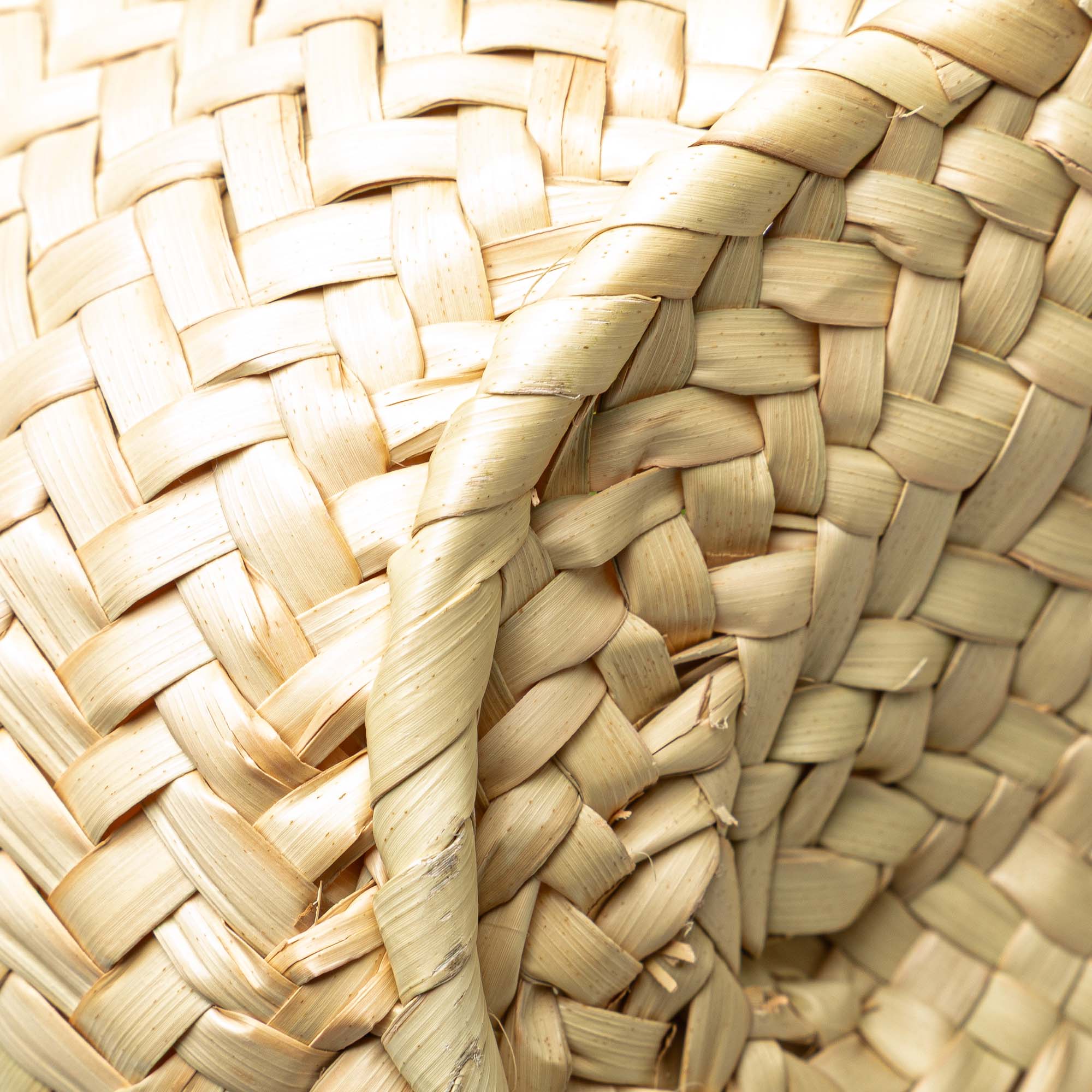 Small Raffia Basket Tote