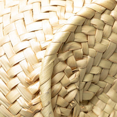 Small Raffia Basket Tote