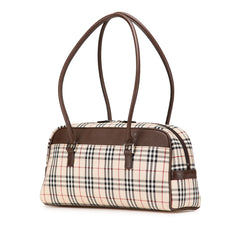 House Check Canvas Shoulder Bag
