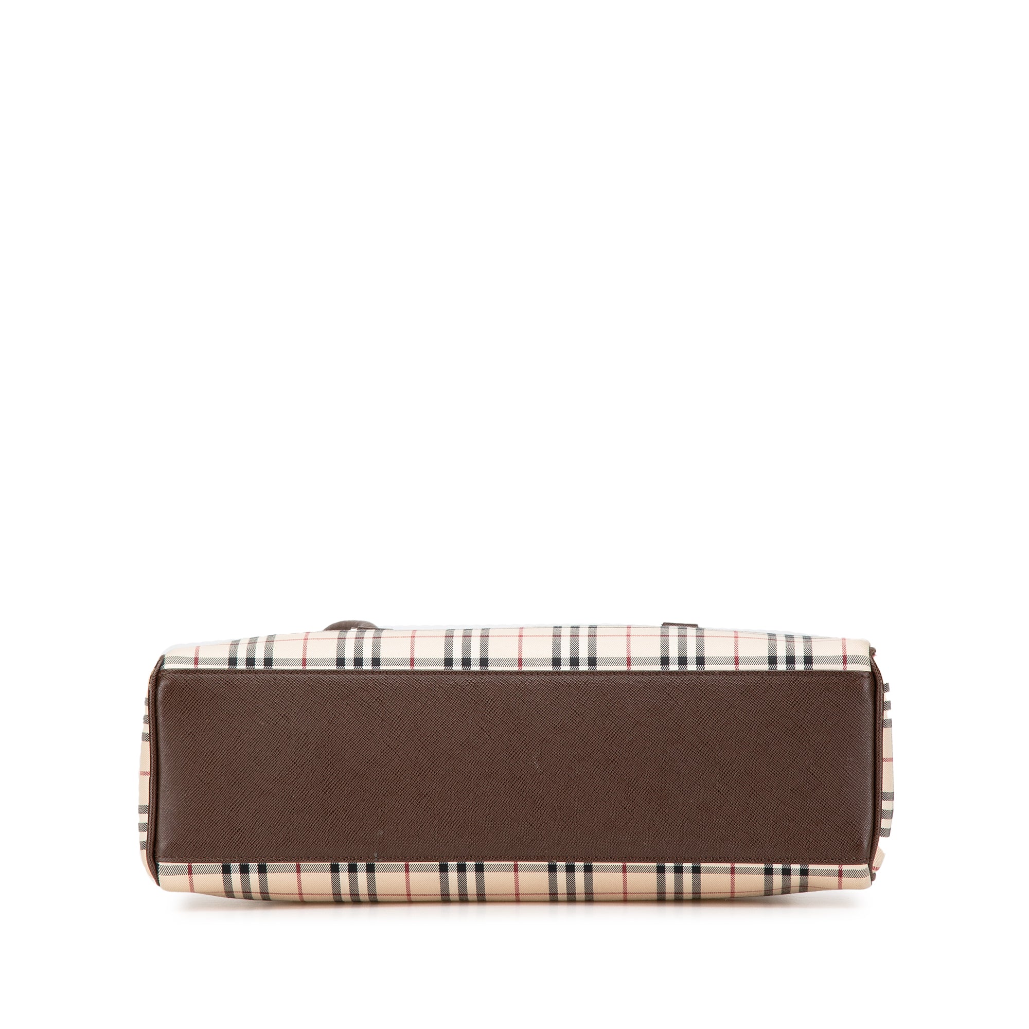 House Check Canvas Shoulder Bag