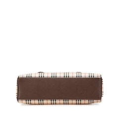 House Check Canvas Shoulder Bag