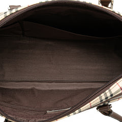 House Check Canvas Shoulder Bag