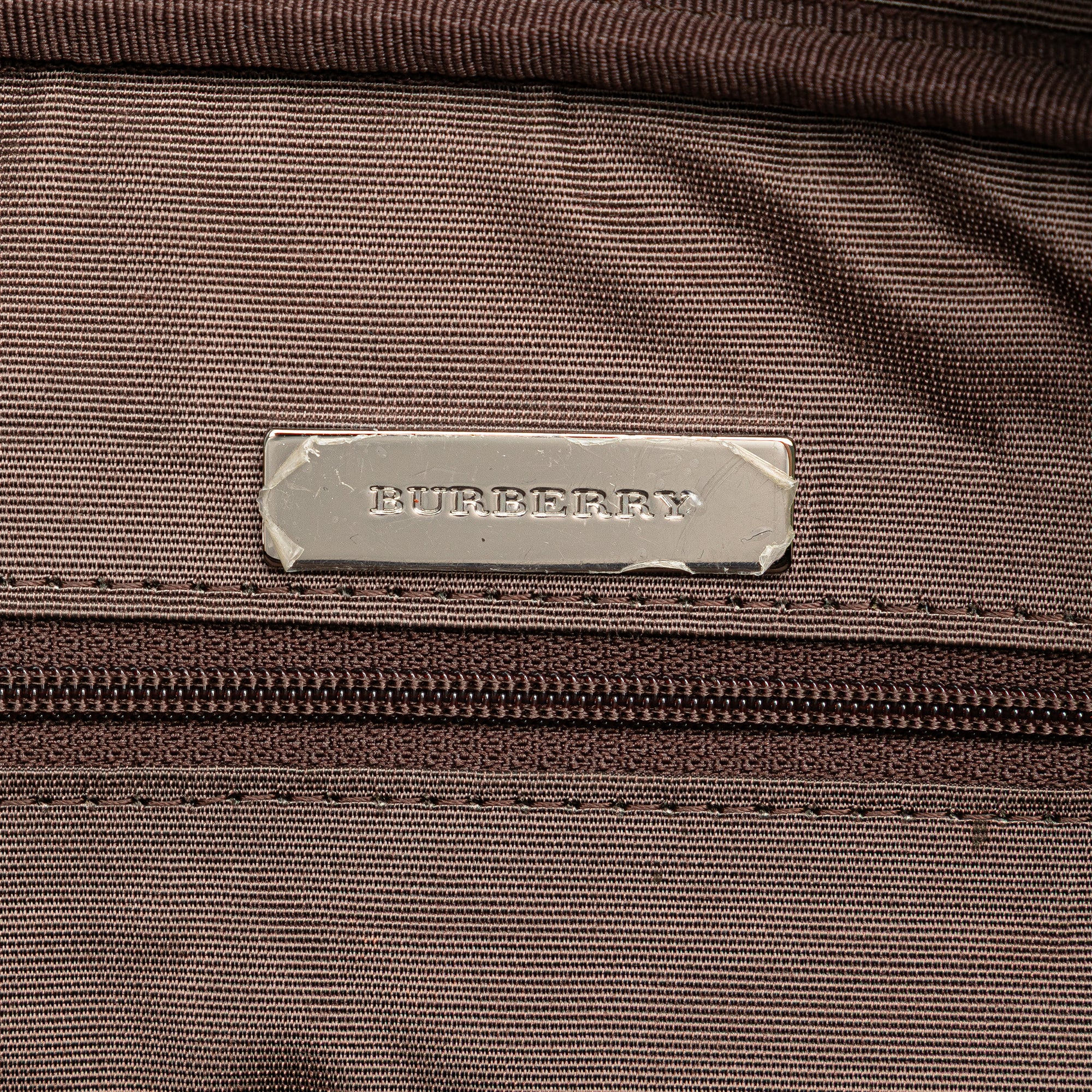 House Check Canvas Shoulder Bag