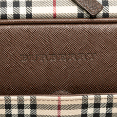 House Check Canvas Shoulder Bag