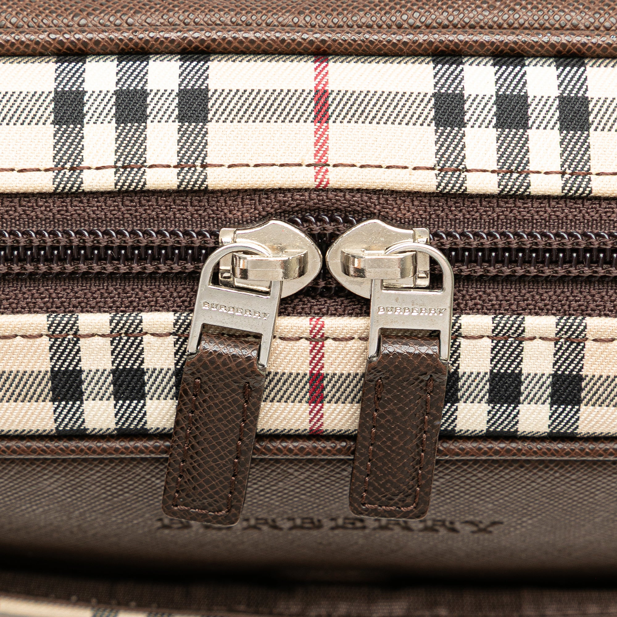 House Check Canvas Shoulder Bag