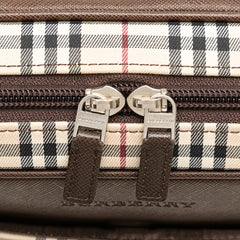 House Check Canvas Shoulder Bag
