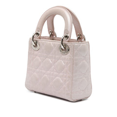 Mini Satin Cannage Lady Dior