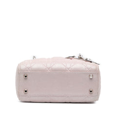 Mini Satin Cannage Lady Dior