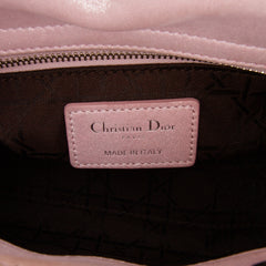 Mini Satin Cannage Lady Dior