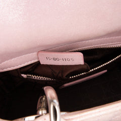 Mini Satin Cannage Lady Dior