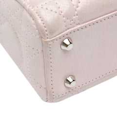 Mini Satin Cannage Lady Dior