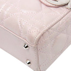 Mini Satin Cannage Lady Dior