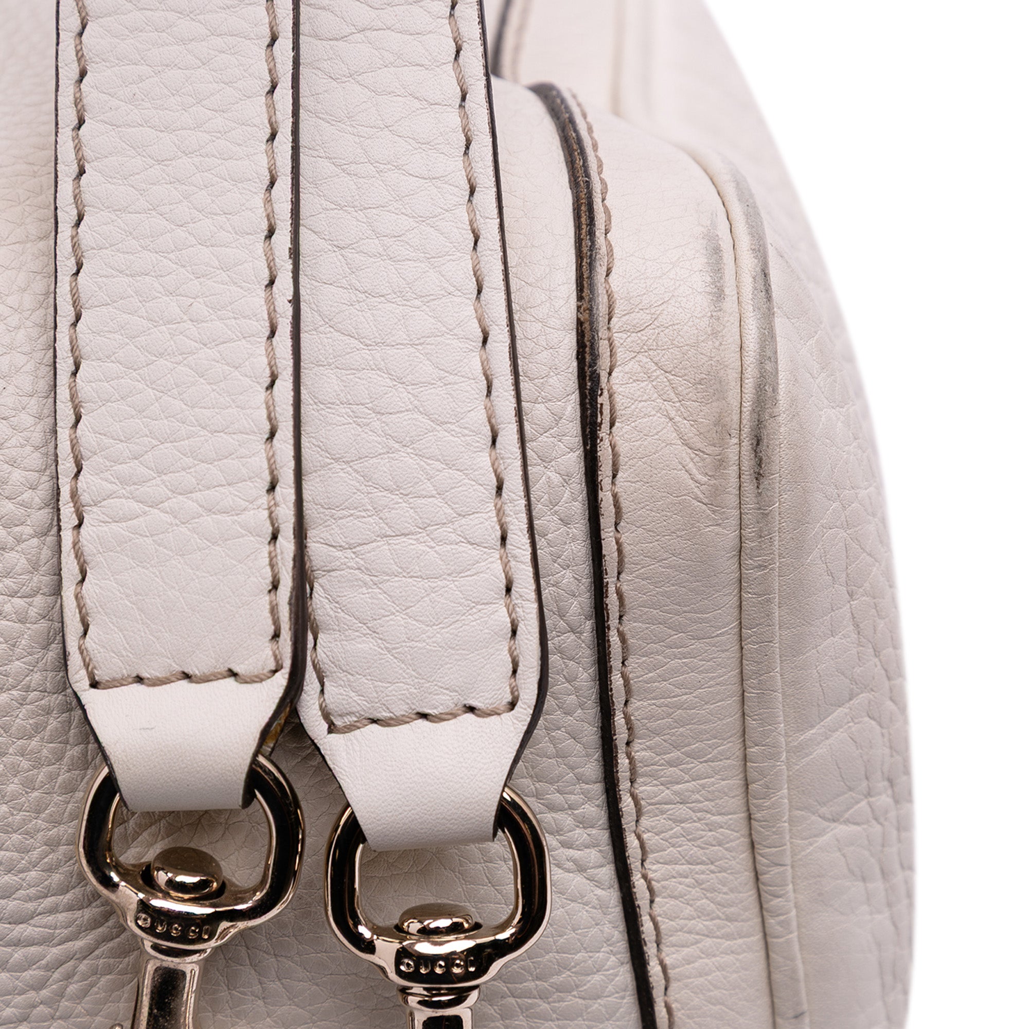 Medium Calfskin Web Joy Boston Bag