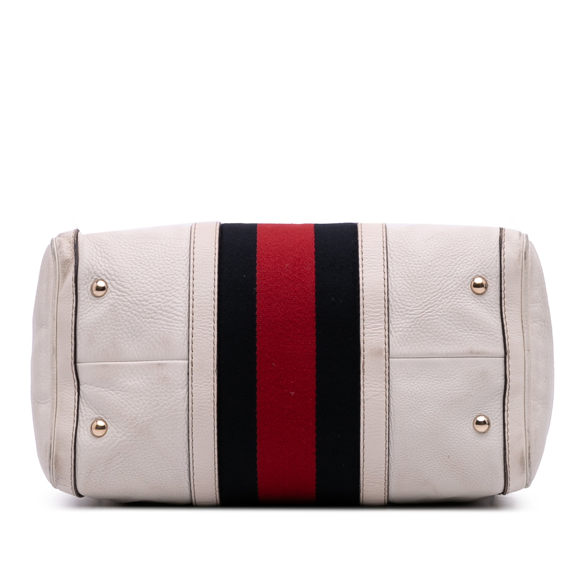 Medium Calfskin Web Joy Boston Bag
