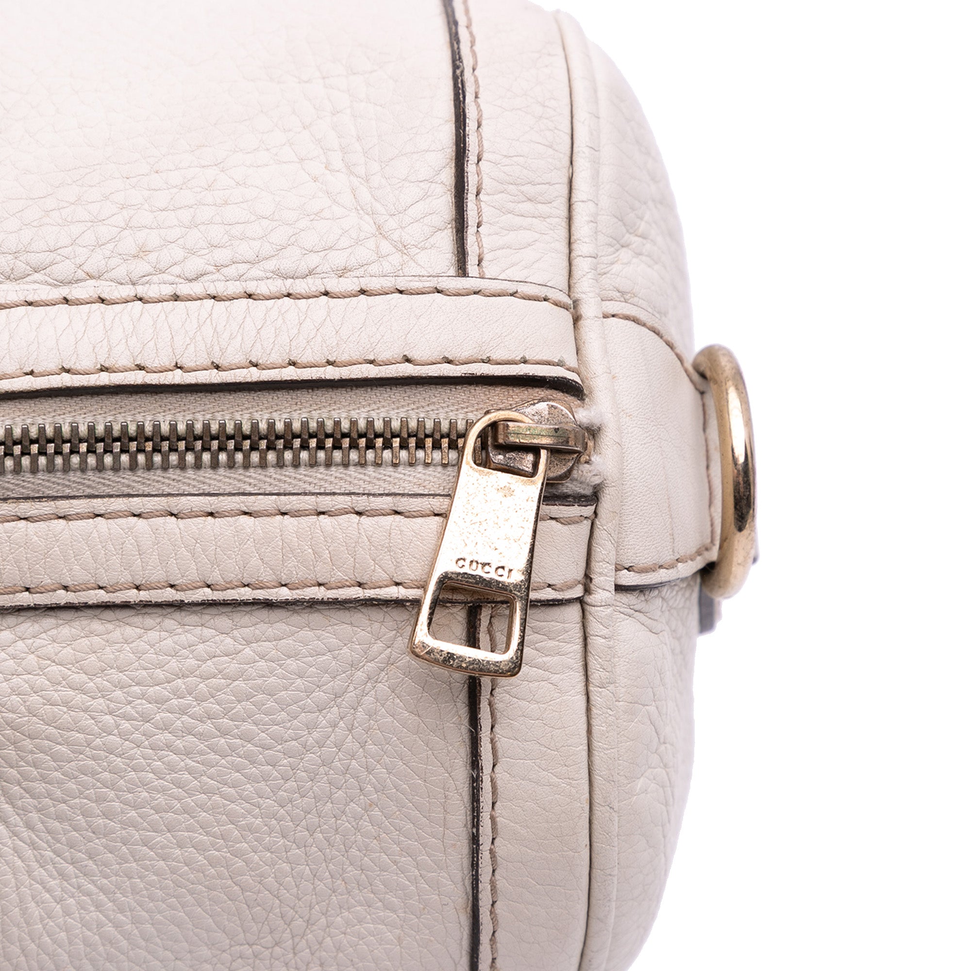 Medium Calfskin Web Joy Boston Bag