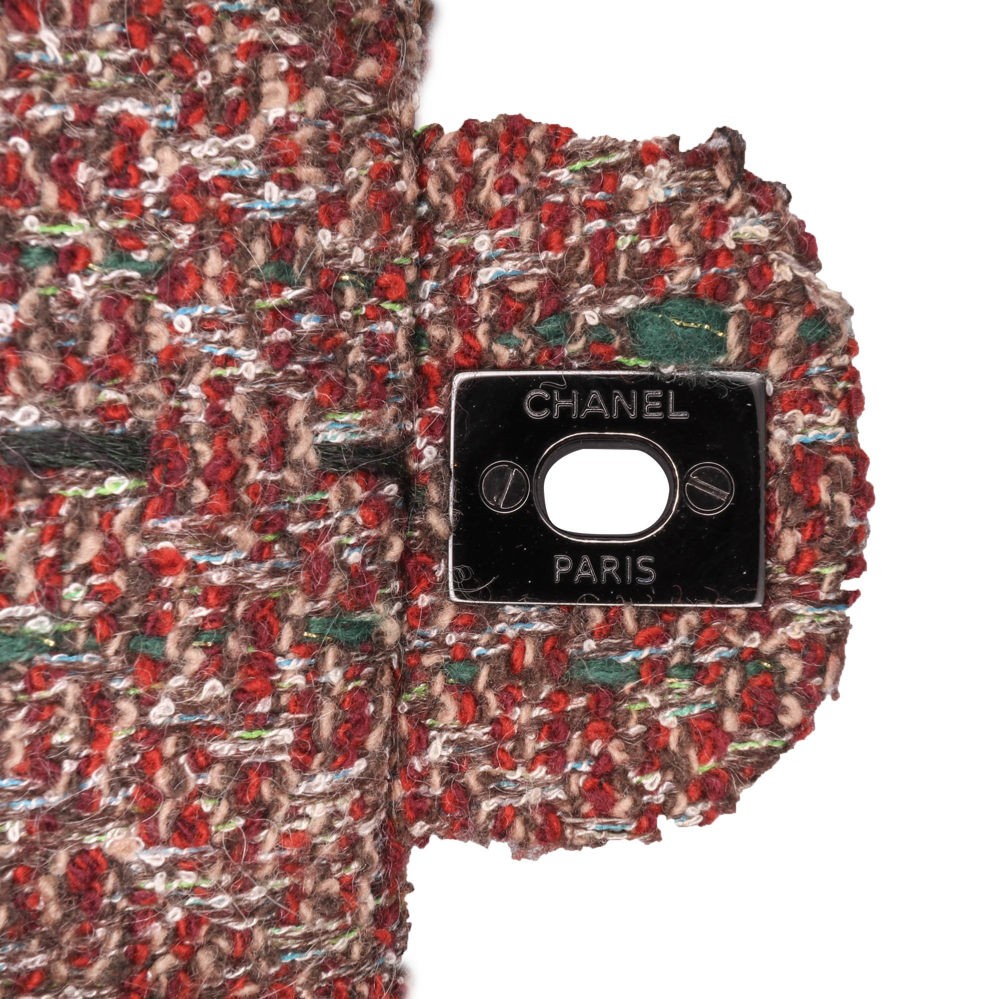 Medium Classic Tweed Double Flap