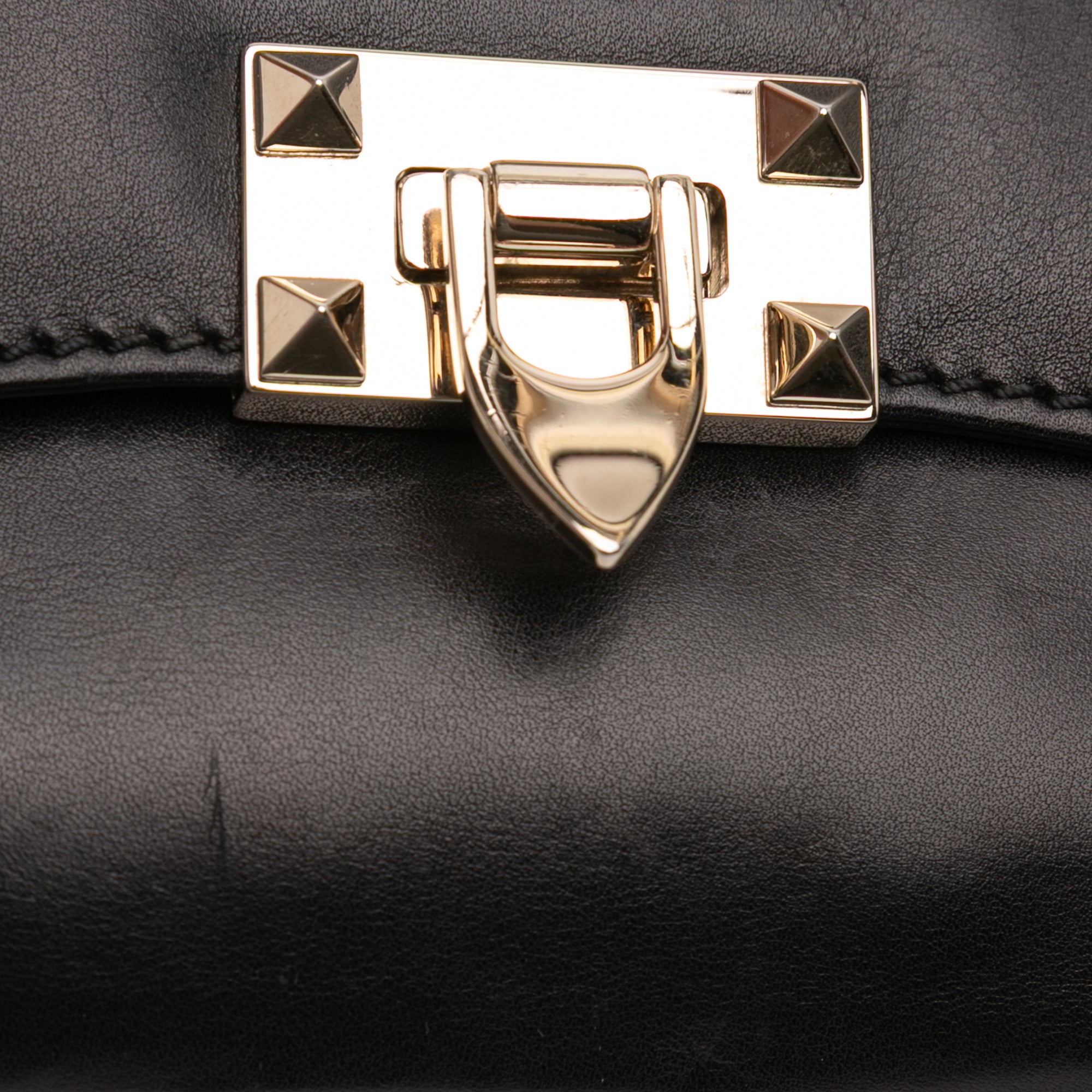 Small Leather Rockstud Crossbody