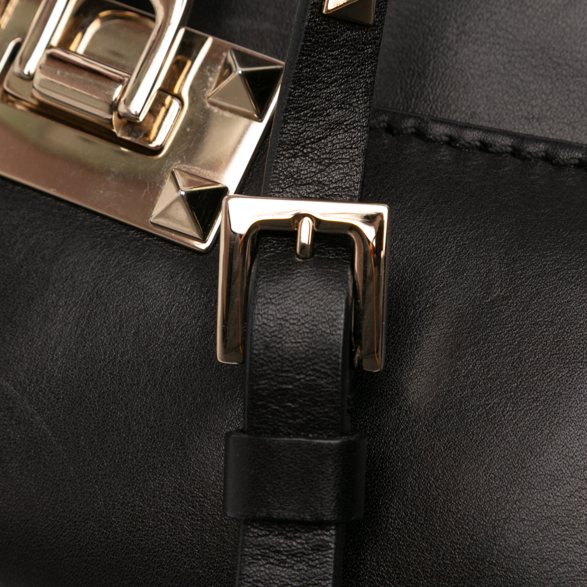 Small Leather Rockstud Crossbody