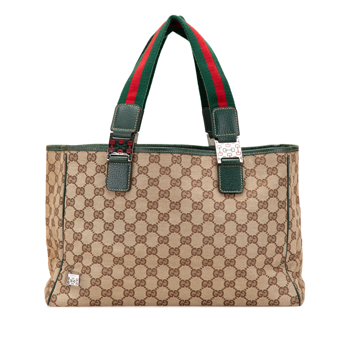 GG Canvas Web Pop Tote