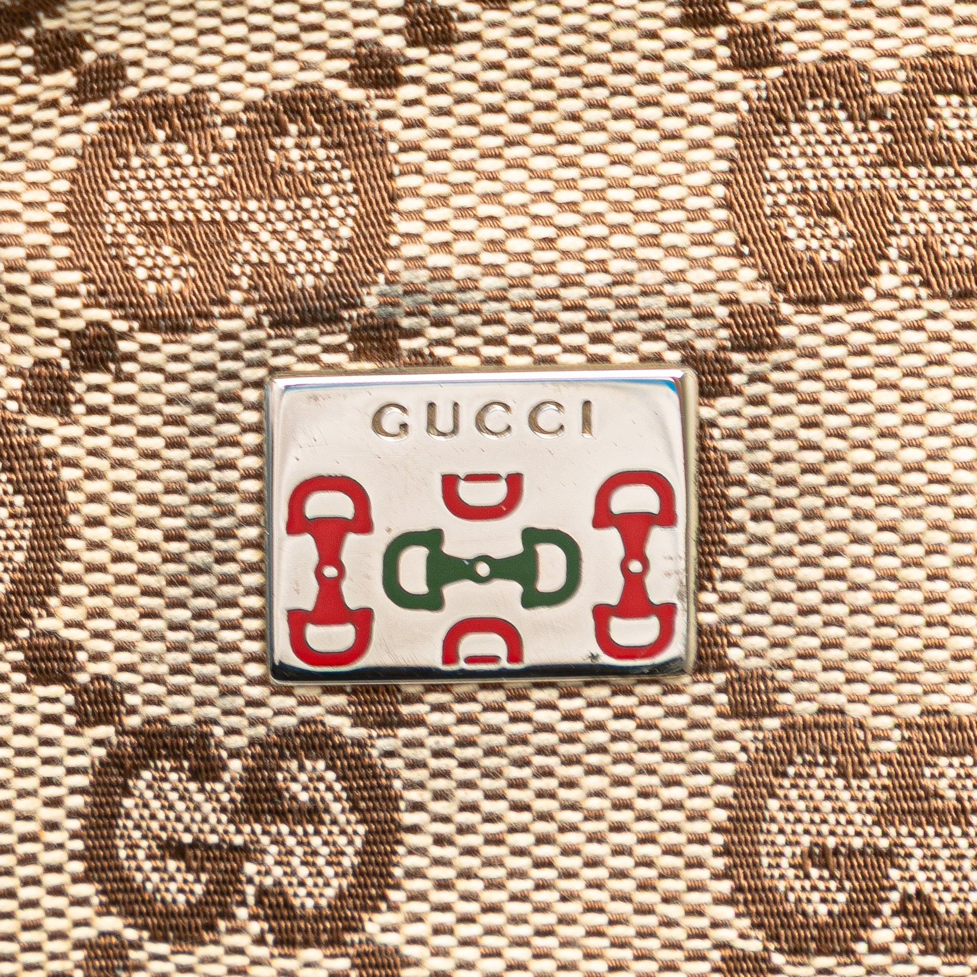GG Canvas Web Pop Tote
