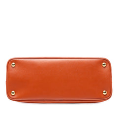 Medium Saffiano Lux Promenade Satchel