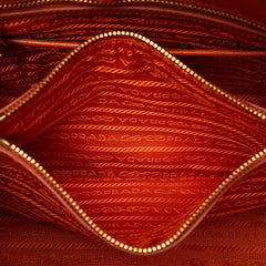 Medium Saffiano Lux Promenade Satchel