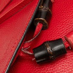Medium Leather Bamboo Daily Crossbody