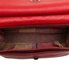 Medium Leather Bamboo Daily Crossbody