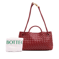 Lambskin Intrecciato East West Andiamo Top Handle Bag