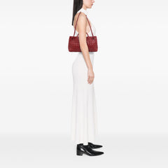 Lambskin Intrecciato East West Andiamo Top Handle Bag