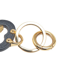 Saffiano Lip Key Chain