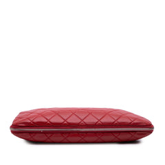 Quilted Caviar Expandable Zip Tote