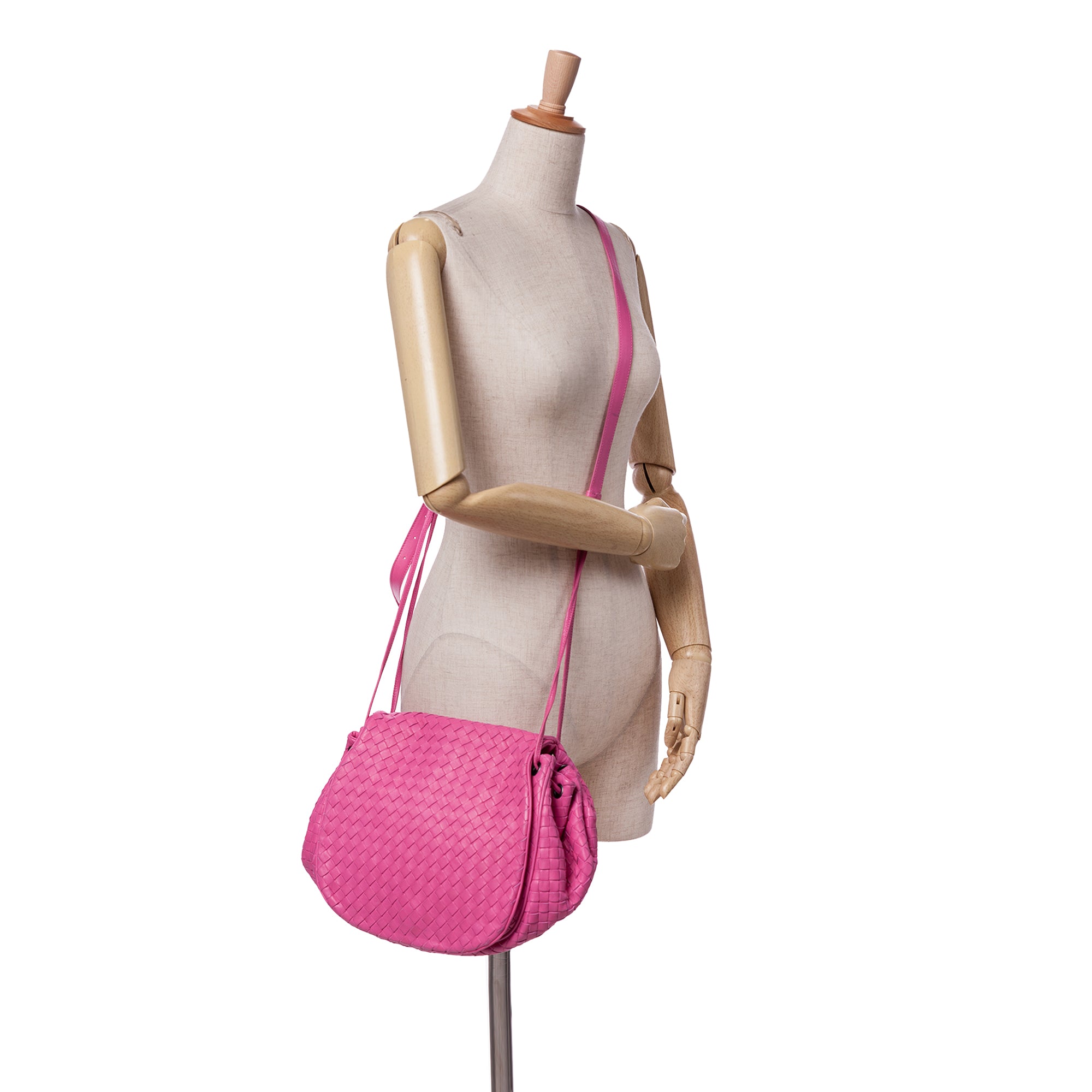 Nappa Intrecciato Flap Crossbody