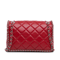 Crumpled Chain All Over Flap 