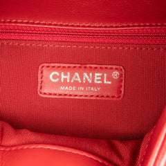Crumpled Chain All Over Flap 