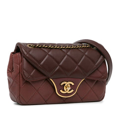 CC Quilted Lambskin Double Flap_1