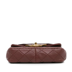 CC Quilted Lambskin Double Flap_3